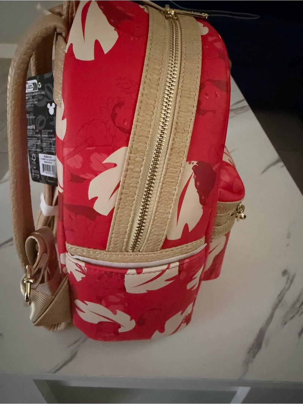 Loungefly Disney Lilo & Stitch Charm backpack - Picture 5 of 5
